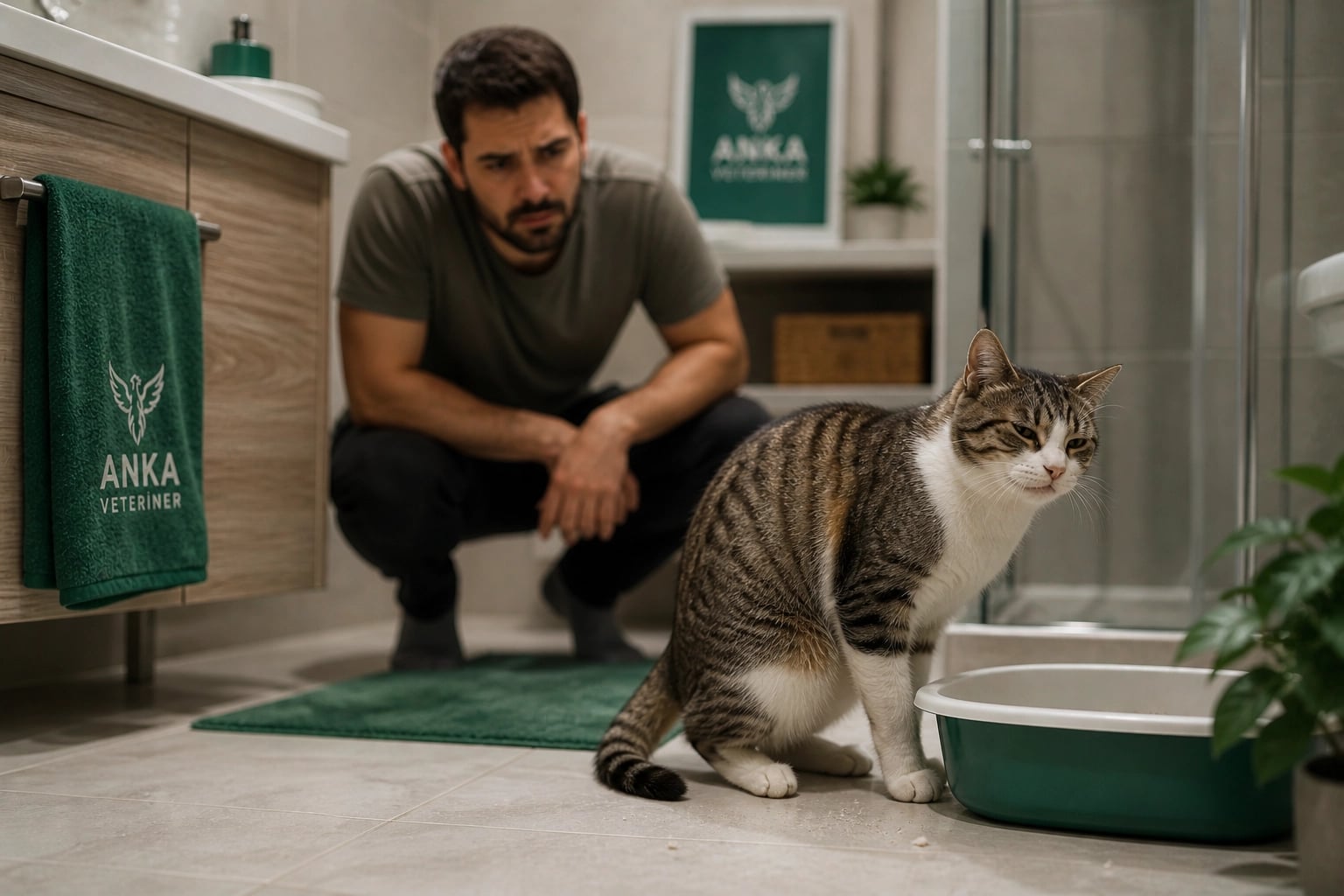 Kedim Kum Kabına Giriyor ama Yapamıyor: İdrar Sorunu mu, Kabızlık mı?