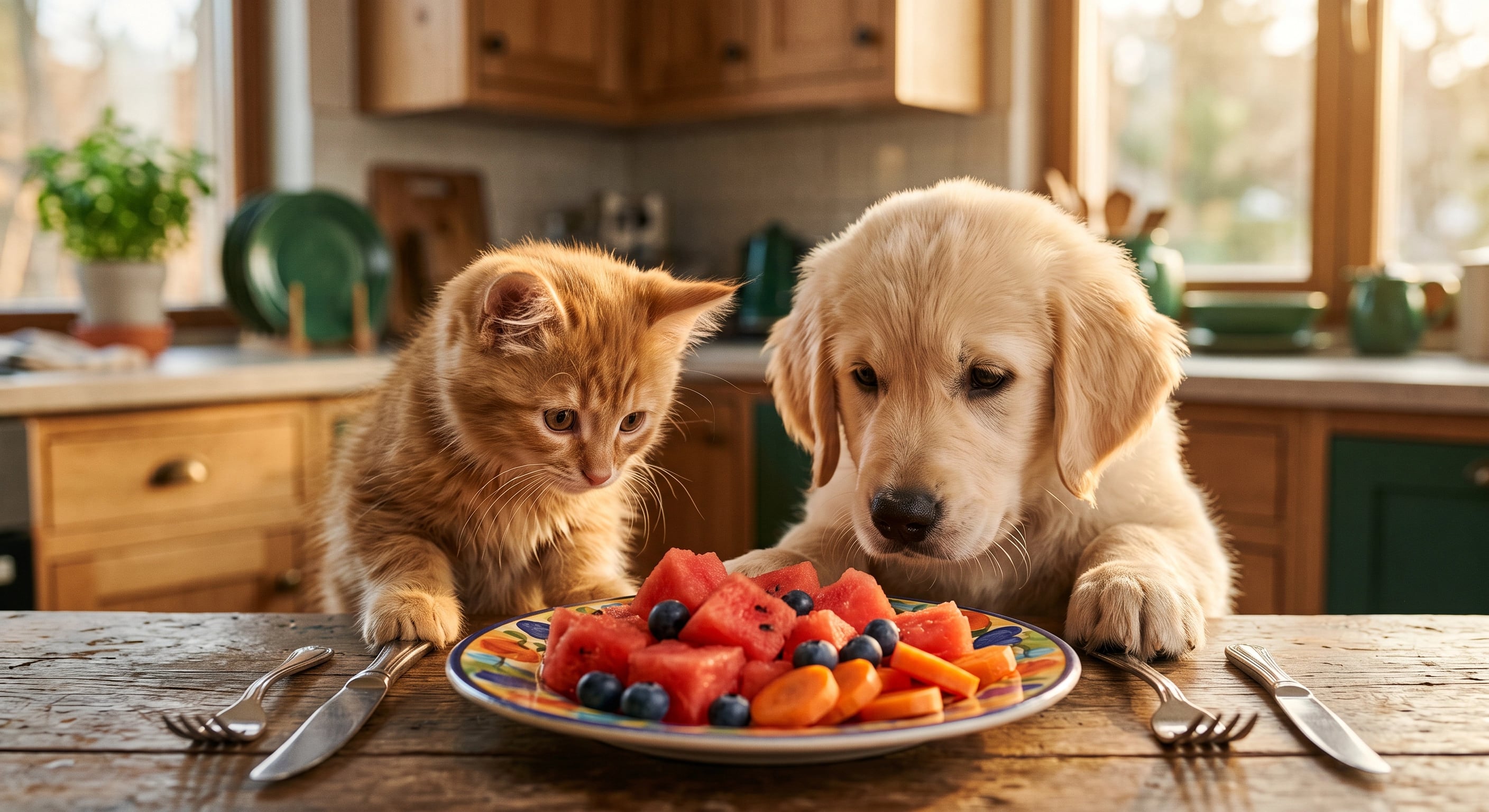 Kedi ve Köpeklere Hangi Meyve ve Sebzeler Verilebilir? Güvenli Besinler, Porsiyonlar ve Yasaklılar Rehberi